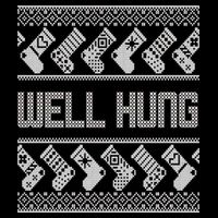 Well Hung Ugly Christmas Cooling Performance Crew T-Shirt