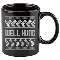 Well Hung Ugly Christmas 11oz C Handle Ceramic Mug