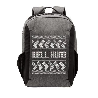 Well Hung Ugly Christmas Vector Backpack