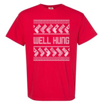 Well Hung Ugly Christmas Garment-Dyed Heavyweight T-Shirt