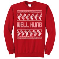 Well Hung Ugly Christmas Sweatshirt