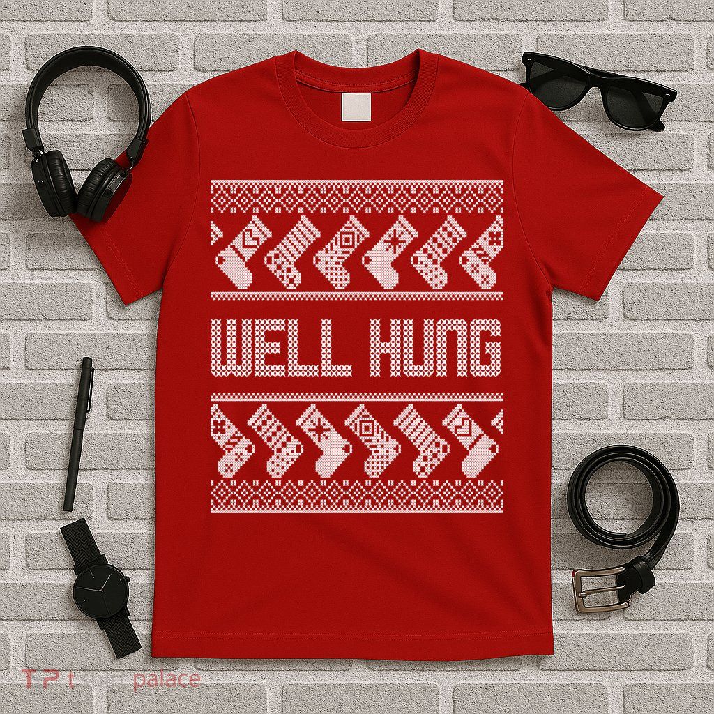 Well Hung Ugly Christmas T-Shirt