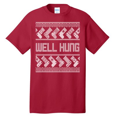 Well Hung Ugly Christmas Tall T-Shirt