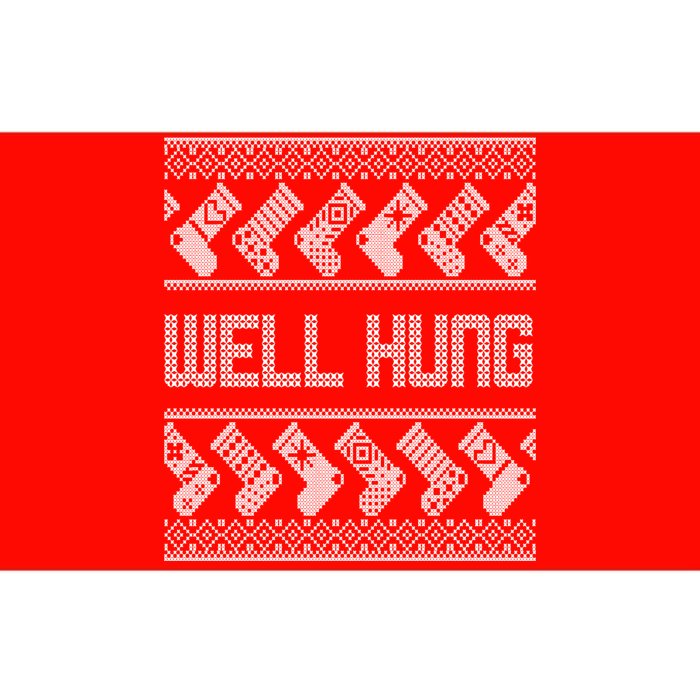 Well Hung Ugly Christmas Bumper Sticker