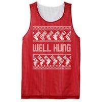 Well Hung Ugly Christmas Mesh Reversible Basketball Jersey Tank