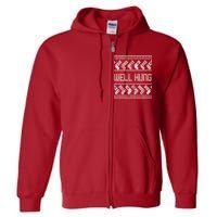 Well Hung Ugly Christmas Full Zip Hoodie