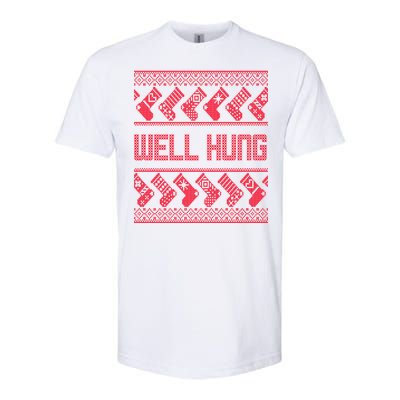 Well Hung Ugly Christmas Softstyle CVC T-Shirt