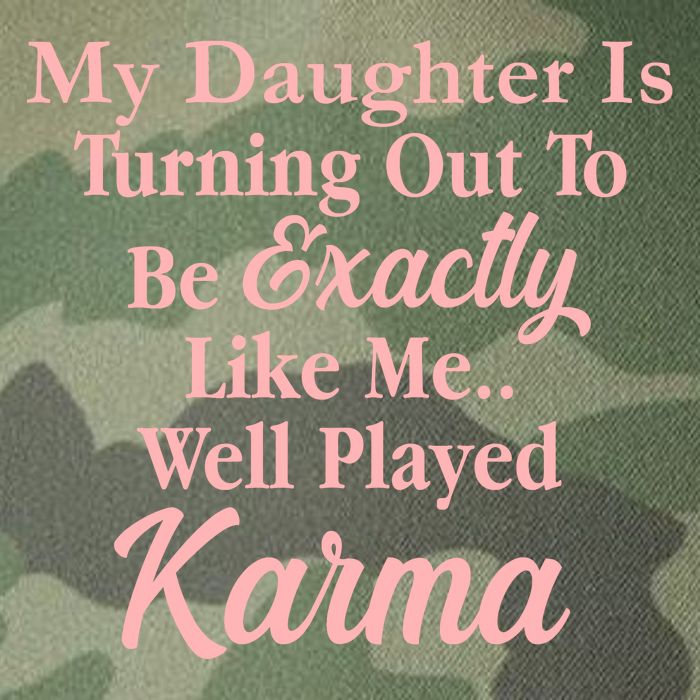 Well Played Karma Funny Daughter Legacy Tie Dye Trucker Hat