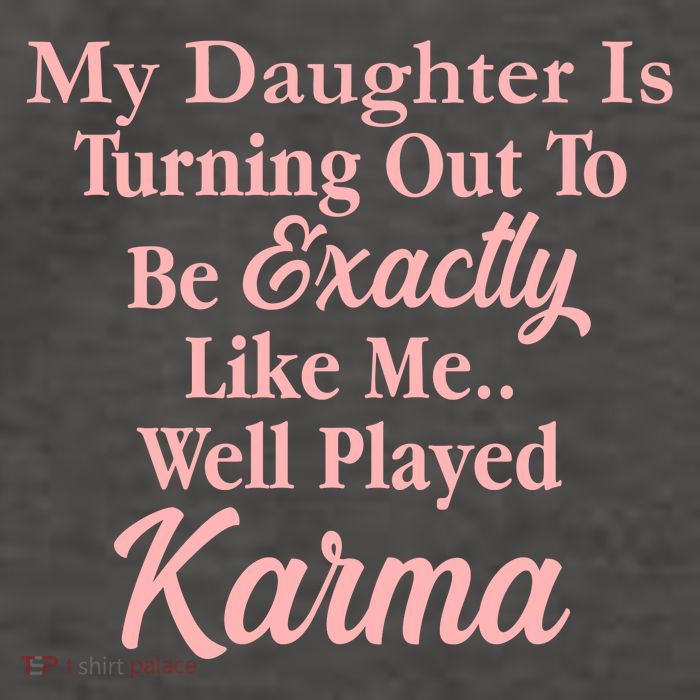 Well Played Karma Funny Daughter Vector Backpack