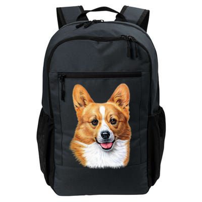 Welsh Corgi Dog Portrait Daily Commute Backpack