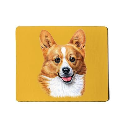 Welsh Corgi Dog Portrait Mousepad