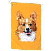 Welsh Corgi Dog Portrait Golf Towel
