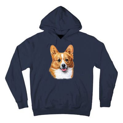 Welsh Corgi Dog Portrait Tall Hoodie