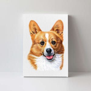 Welsh Corgi Dog Portrait Canvas