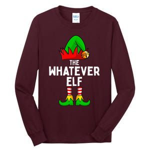 Whatever Elf Matching Family Christmas Tall Long Sleeve T-Shirt