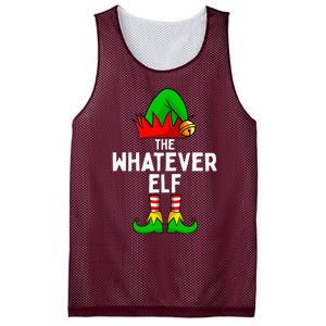 Whatever Elf Matching Family Christmas Mesh Reversible Basketball Jersey Tank