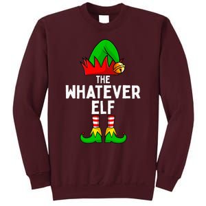 Whatever Elf Matching Family Christmas Tall Sweatshirt