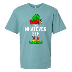 Whatever Elf Matching Family Christmas Sueded Cloud Jersey T-Shirt