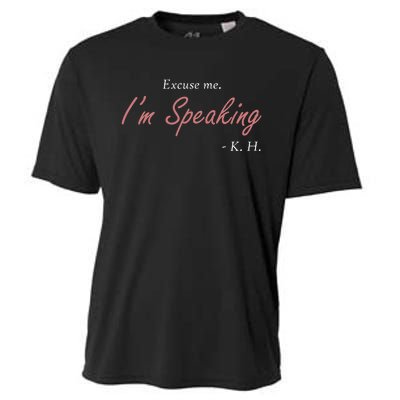 Wo Excuse Me IM Speaking Kamala Harris I Am Speaking Vp Debate Cooling Performance Crew T-Shirt