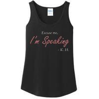 Wo Excuse Me IM Speaking Kamala Harris I Am Speaking Vp Debate Ladies Essential Tank