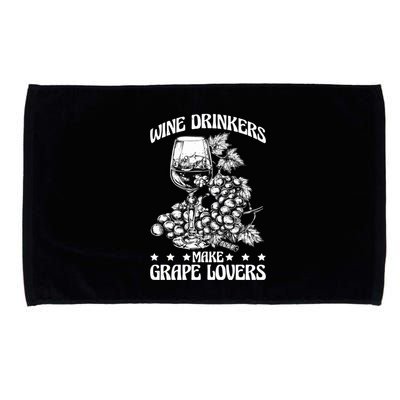 Wine Ers Make Grape Lovers Influence Gift Microfiber Hand Towel