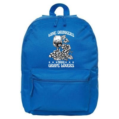 Wine Ers Make Grape Lovers Influence Gift 16 in Basic Backpack