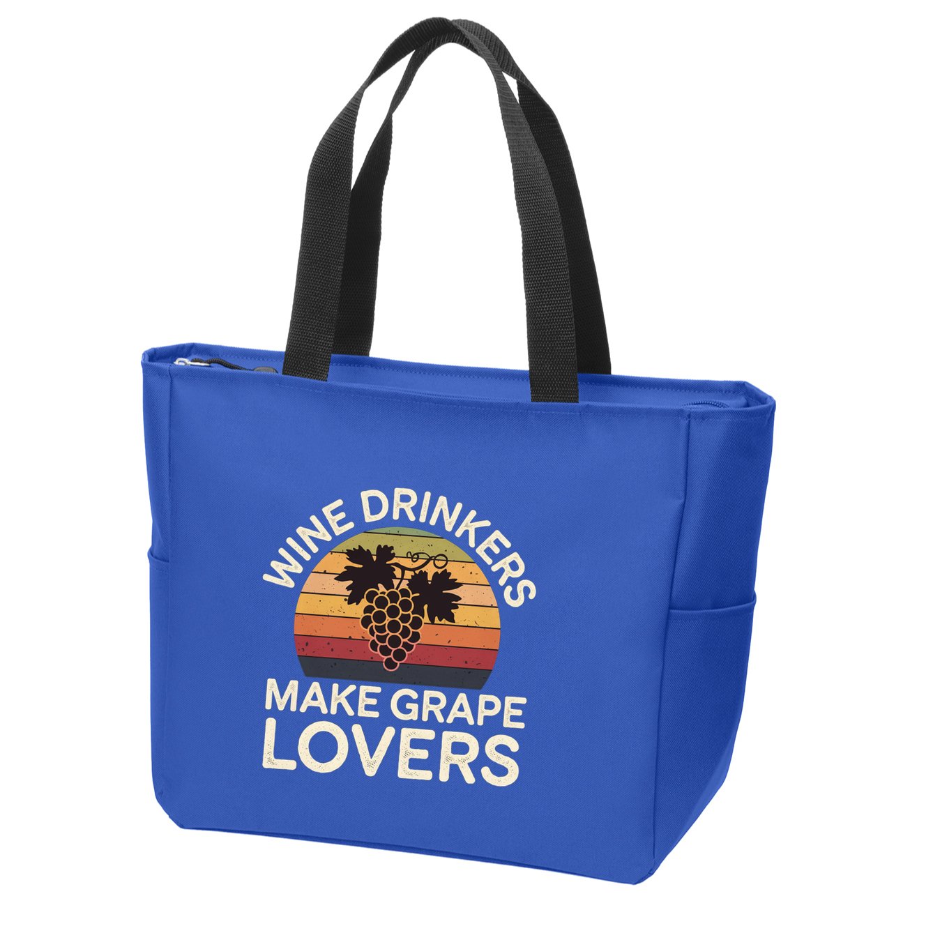 Wine Ers Make Grape Lovers Influence Cool Gift Zip Tote Bag