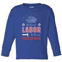 Workers Employee Movet Employer American Labor Day Gift Toddler Long Sleeve Shirt