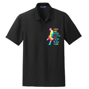 Wo Every  Needs A Little Rip In Her Jeans Funny Quotes Dry Zone Grid Polo