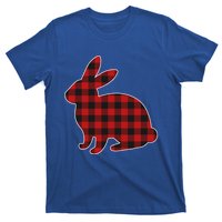 Wo Easter Plaid Bunny Rabbit Gift T-Shirt