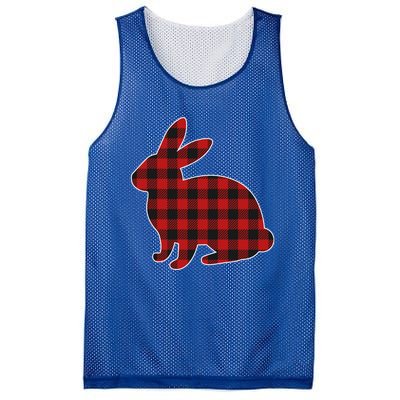 Wo Easter Plaid Bunny Rabbit Gift Mesh Reversible Basketball Jersey Tank