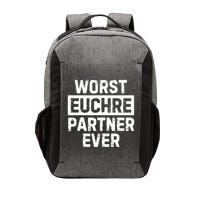 Worst Euchre Partner Ever Funny Vector Backpack