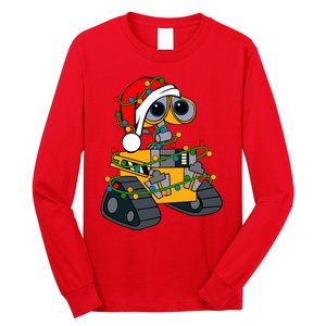 Wall E Robot Christmas Lights Wall E Very Merry Xmas Party Long Sleeve Shirt