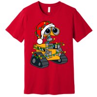 Wall E Robot Christmas Lights Wall E Very Merry Xmas Party Premium T-Shirt