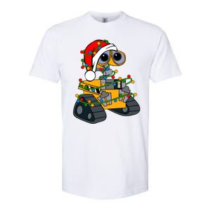 Wall E Robot Christmas Lights Wall E Very Merry Xmas Party Softstyle CVC T-Shirt