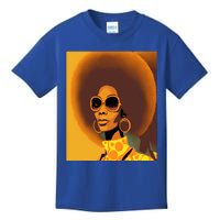 Wo Empowert Retro Afro African American Mom Cool Gift Kids T-Shirt