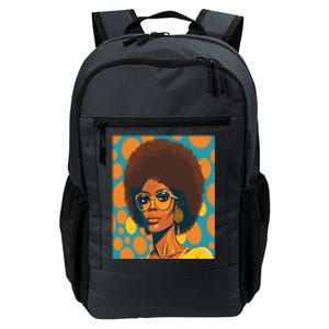 Wo Empowert Retro Afro African American Mom Gift Daily Commute Backpack