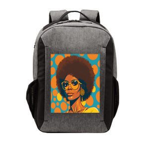 Wo Empowert Retro Afro African American Mom Gift Vector Backpack