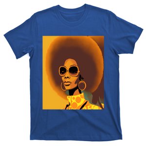 Wo Empowert Retro Afro African American Mom Cute Gift T-Shirt