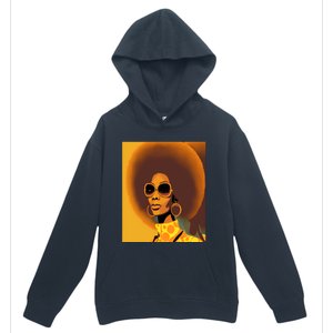 Wo Empowert Retro Afro African American Mom Cute Gift Urban Pullover Hoodie