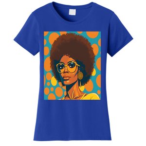 Wo Empowert Retro Afro African American Mom Gift Women's T-Shirt