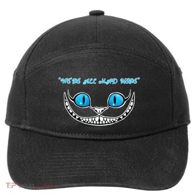 We're All Mad Here Crazy Face 7-Panel Snapback Hat