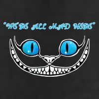 We're All Mad Here Crazy Face Adult Drive Performance Visor