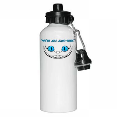 We're All Mad Here Crazy Face Aluminum Water Bottle 