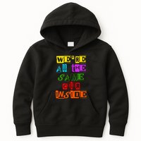 We're All The Same Color Inside Kids Hoodie
