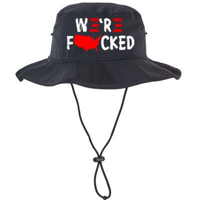 Were Fucked Pro Trump Republican Anti Biden Legacy Cool Fit Booney Bucket Hat