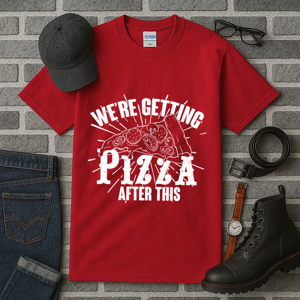 We're Getting Pizza After This Tall T-Shirt