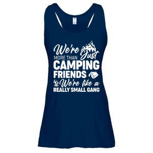 We're More That Camping Friends We're Like a Really Small Gang Ladies Essential Flowy Tank