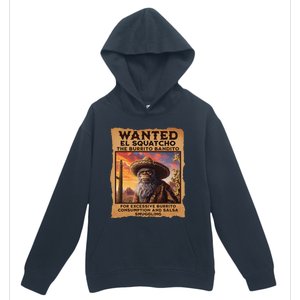 Wanted El Squatcho Wanted Poster Bigfoot And Sasquatch Gift Urban Pullover Hoodie