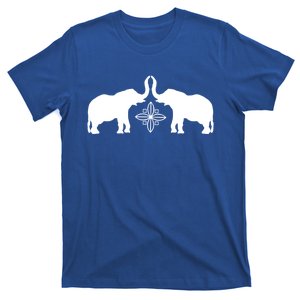 White Elephants Silhouette Art And Gift T-Shirt